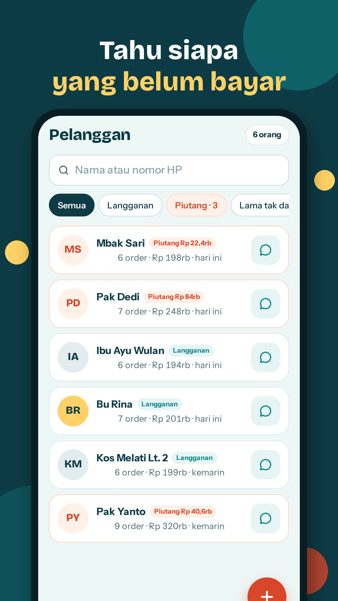 Piutang pelanggan